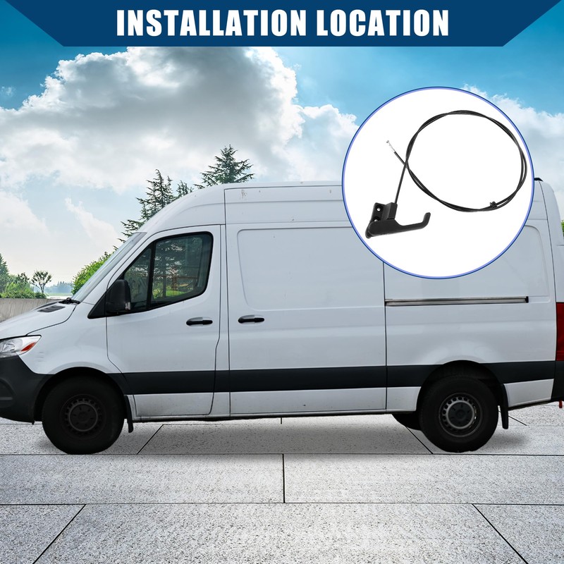 Hihaha No.5104405AA Engine Hood Release Hood Latch Cable for Dodge