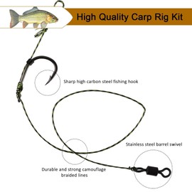 Dovesun Carp Fishing Hair Rigs - Rig Kit with 41/151pcs Hooks Set #4/#2