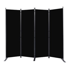 Room Divider 6FT Portable Room Dividers and Folding Privacy Screens, 88'' W Fabric Divider for Room Separation, 4 Panel Partition Room Dividers Screen
