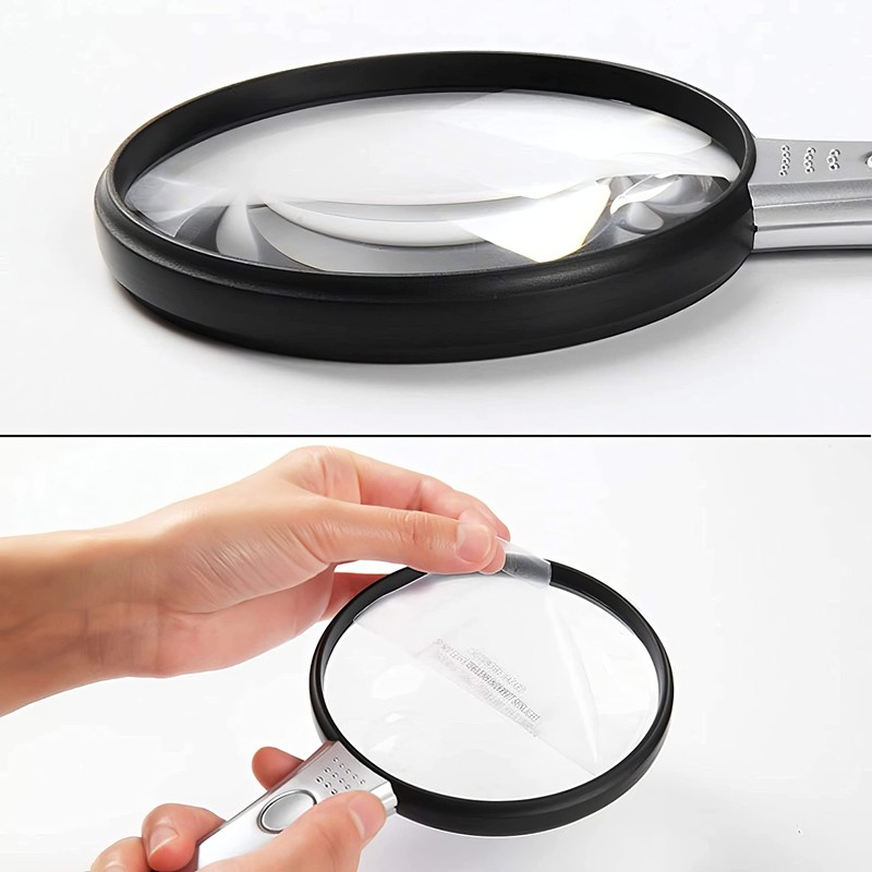 Large Magnifier for Visually Impaired Products Hand Lens Strong Magnifying