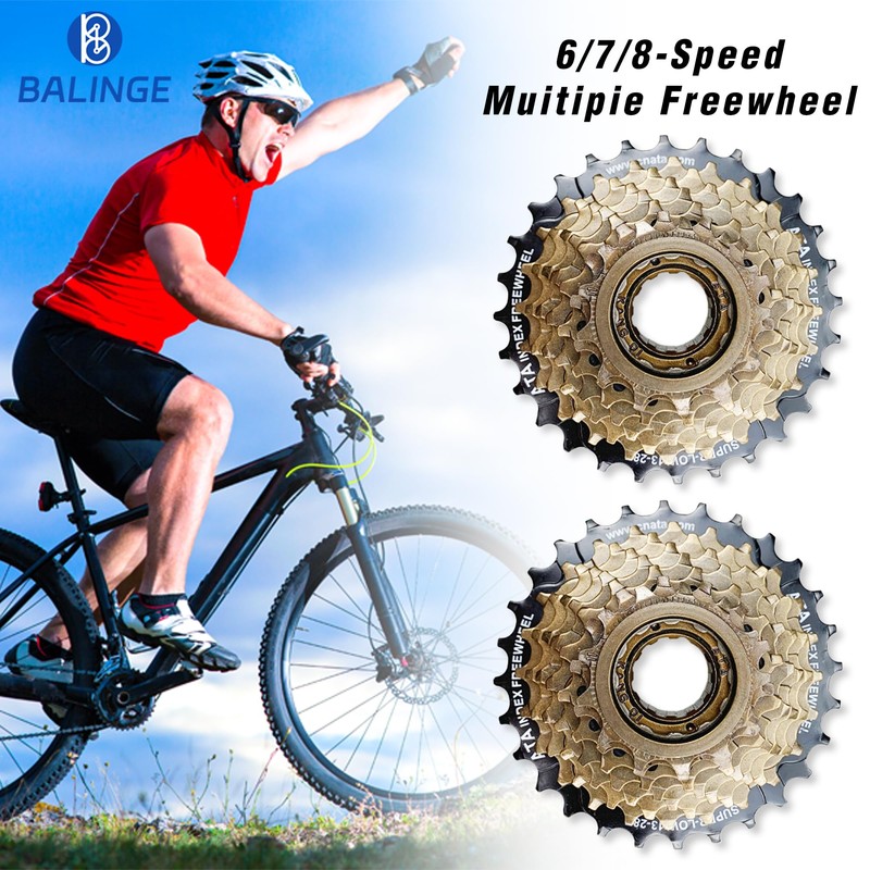 BALINGE ATA 7 Speed Freewheel, 14-28T Screw On Multiple Freewheel