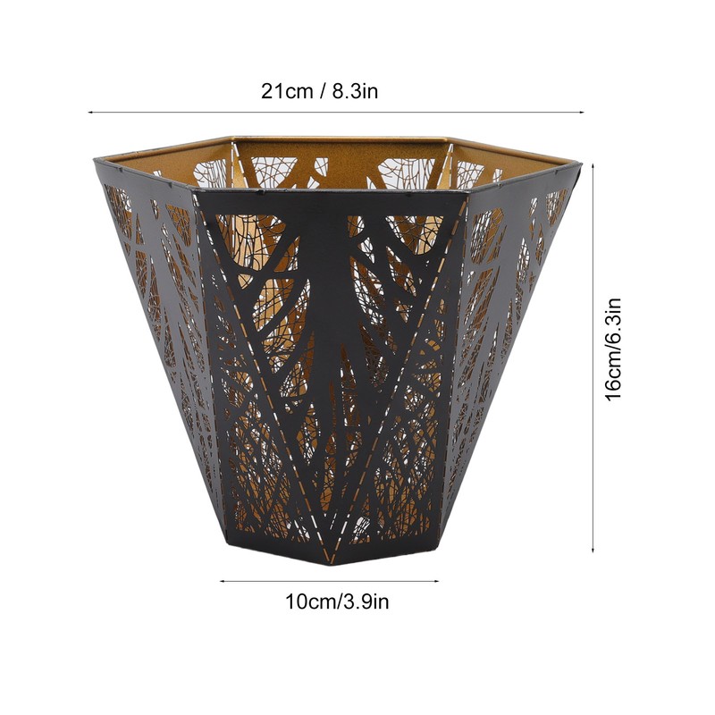 Lamp Shade E27 E26 Desk Lamp Wrought Iron Lampshade Black