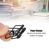 80Pcs Hollow Binder Clips 0.7in Sturdy Metal Hollow Out Strong