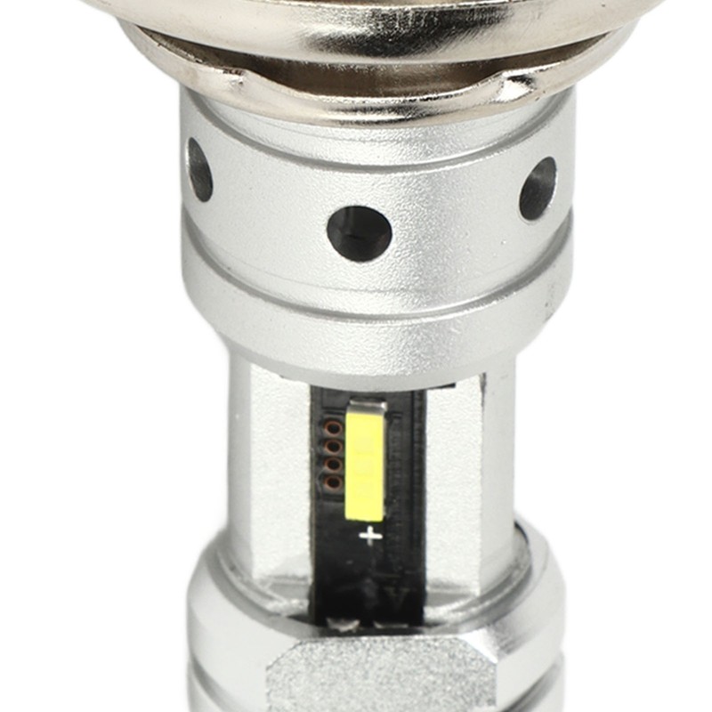 2 Pcs 100W H4 LED Motorcycle Headlight Bulb 360 Degree
