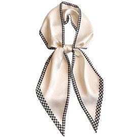 DYUXIRT Head Scarf Purse Handle Neck Satin Hair Scarfs For Bag Lightweight Silky Long Thin Women's Fashion Scarves 59 * 5.9”-H24