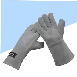 DOITOOL Leather Working Gloves Insulated Thermal Fireproof Long Sleeve Durable for Welding Warm Gloves