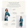 KIM+ONO Satin Kimono Robe Long - Chrysanthemum & Crane -