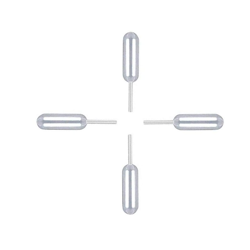 Dessert Pipettes 4ml, 60PCS Plastic Squeeze Transfer Pipettes Dropper Liquid