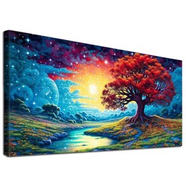 YALKIN 5D Diamond Painting Adults Children Large XXL 40 x 70 cm Diamond Painting Pictures Diamond Art Adults Full DIY Diamond Art Painting Embroidery Set Cross Stitch Pictures Home Wall Decor