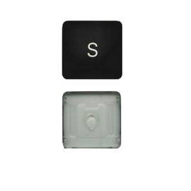 Replacement Individual S Key Cap and Hinges are Applicable for MacBook Pro A1706 A1707 A1708 Keyboard to Replace The S Key Cap and Hinge