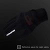 Komine GK-240 12974 Motorcycle Semi-Rain Conductive Gloves, Black, Waterproof, Windproof