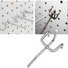 Youery 50 Pack Pegboard Hooks,Pegboard Wall Slat Clips for Retail