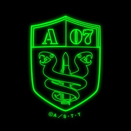 World Trigger High Luminous Can Badge Tricolor Team A07