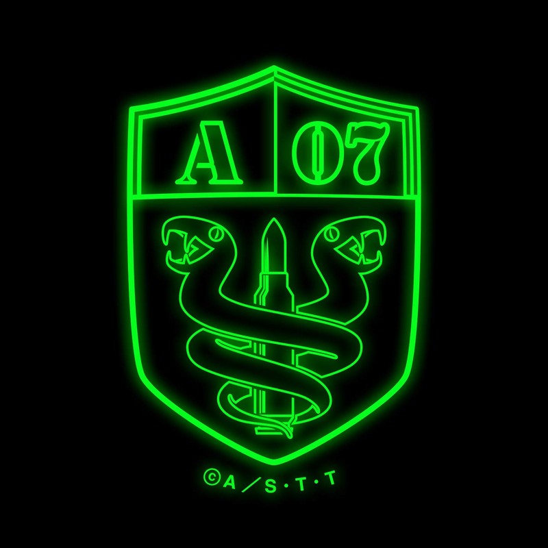 World Trigger High Luminous Can Badge Tricolor Team A07