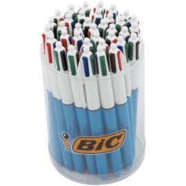 BIC 4 Colours Original Ballpoint Pens Medium Point (1.0 mm) – Pot of 36