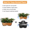 VECELO 5 Tier Vertical Garden Planter, Self Watering Stackable Planters