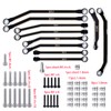 DJX 10PCS Brass High Clearance Links Set Front & Rear