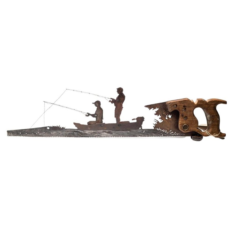Saw Metal Art Hanging Ornament Cut Hand Saw Metal Art