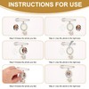 4 PCS Bouquet Charms for Wedding Memory, Bridal Wedding Bouquet