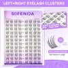 Natural Lash Clusters Wispy Individual Lash Extensions Clear Band Eyelash