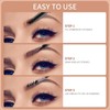 Weploda 2-in-1 Eyebrow Pencil, Long-Lasting Smudge-proof Eyebrow Penci, Liquid Eyebrow