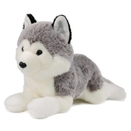 Ice King Bear 1.5Lbs Lifelike Siberian Husky Weighted Stuffed Animal - Plush Toy - 13"