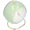 Alarm Clock Silent Non Ticking Metal Paint Power Saving Eye