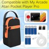 Portable Travel Case for My Arcade Atari Pocket Player Pro,