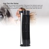Tower Fan 90 Degree Oscillating Fan with 2 Speeds Light