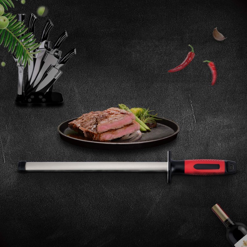 DMD Diamond Ceramic Rod Sharpener- 12” Diamond Ceramic kitchen, home