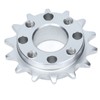 2Pcs Sprocket Gear Aluminum Anodic Oxidation Gears for Robots Machinery