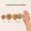 SeraVital Fascia Ball Set Cork: Massage Ball 6/8 cm and