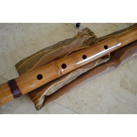 1.8 Pentatonic Shakuhachi w/o. Root End 5 Holes - Traditional Zen Instrument