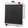 ECMRAD 3 Row Core Aluminum Radiator Compatible for 1966-1974 Jeep
