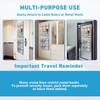 HYTWEDO Cruise Magnetic Door Organizer with Hooks, 15 Large Pockets,