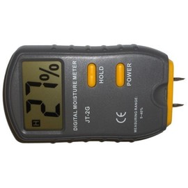 HQRP 2-Pin Digital Damp Meter Tester Detector Wood / Drywall Timber Home Inspection Tool Moisture Analizer / Hygrometer