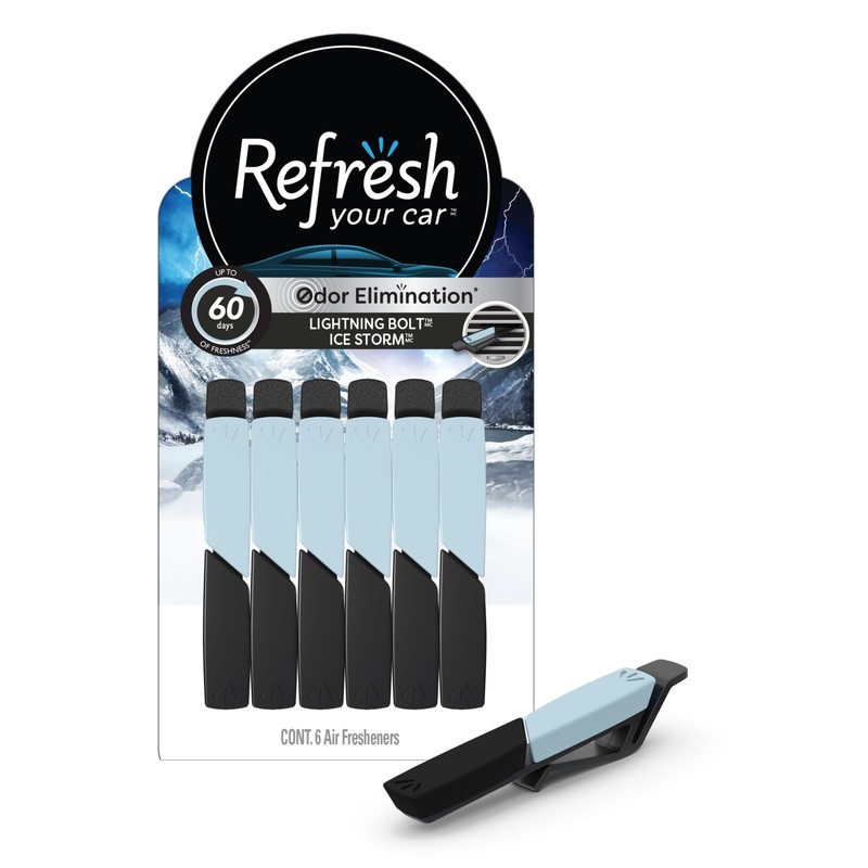 Refresh Your Car Air Freshener Vent Sticks, Lightning Bolt /