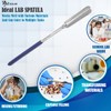 A2Z-VL004 Stainless Steel Micro Lab Scoop Half Rounded Spoon Spatula