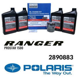 Polaris Extreme Full Synthetic Oil Change Kit, Polaris Ranger Prostar 1500 2890883
