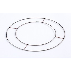 20 x Flat Wire Wreath Rings 10" (25cm) Diameter