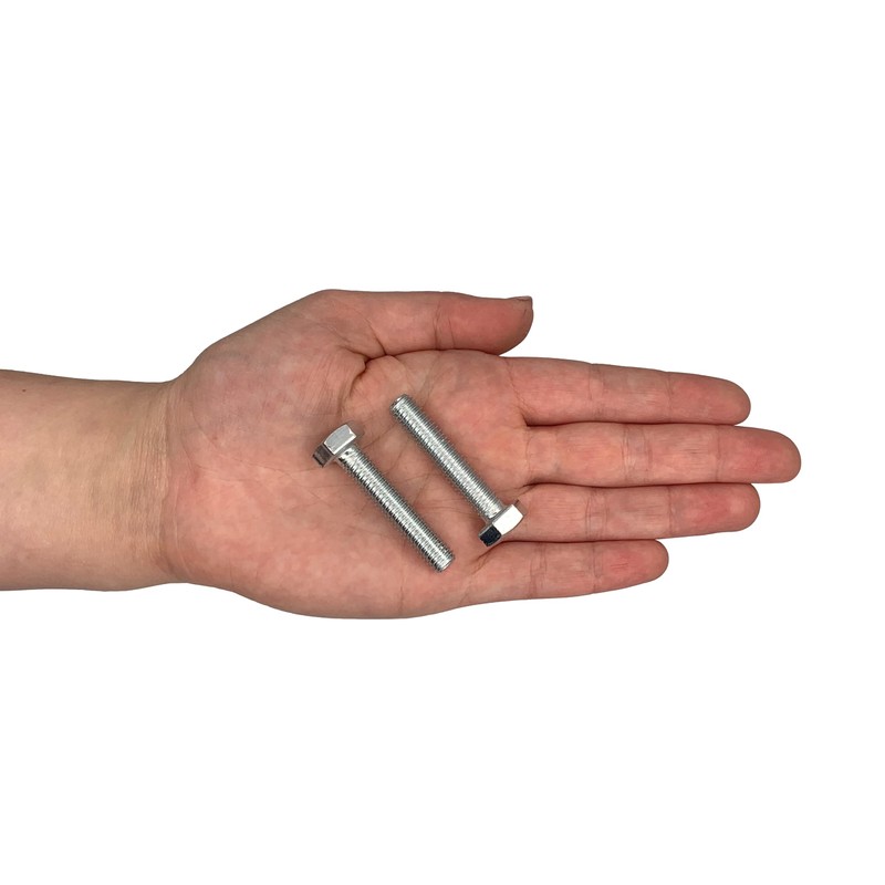 Pack of 40 DIN 933 Steel Hexagon Screws M8 x