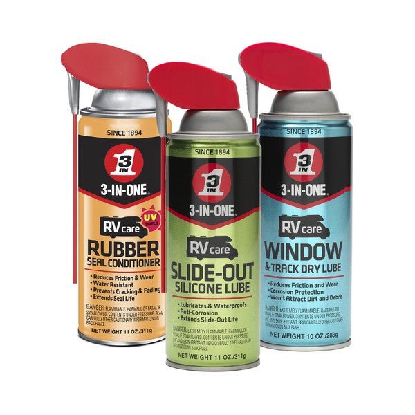 3-IN-ONE RV Care Trio Pack Includes Slide Out Lube 11