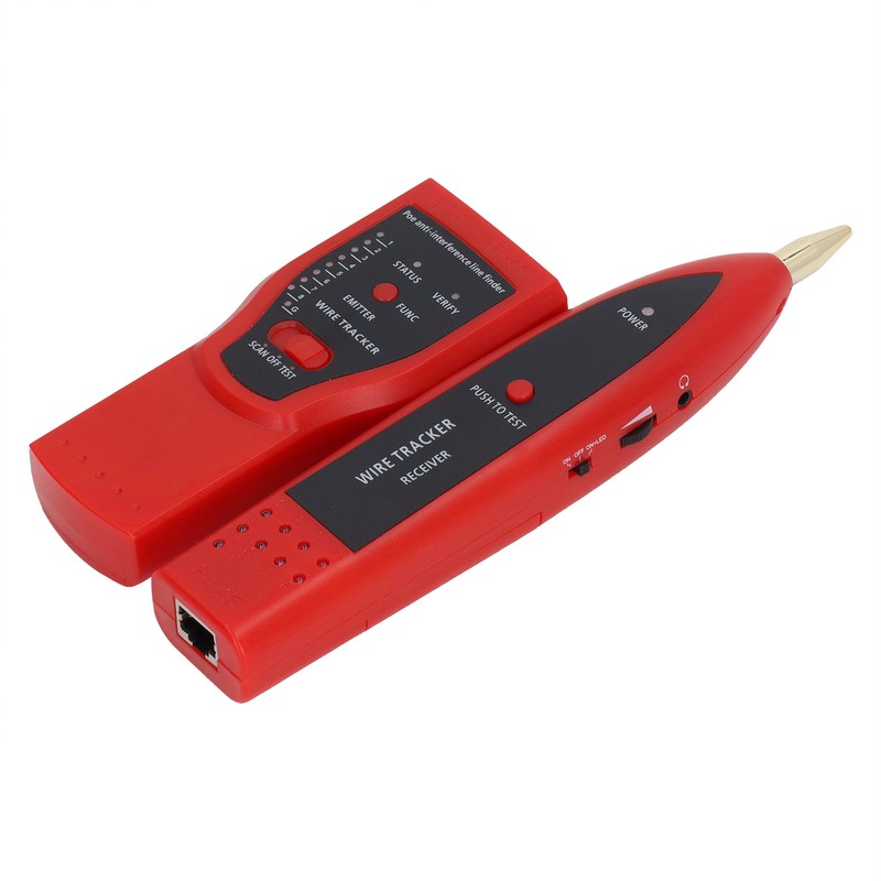 POE Net Cable Wire Tester Multifunctional ABS Regulable Sensitivity Ethernet