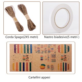 Geschenkpapier Geburtstag 70 x 50 cm Set 6 Blatt Rolle Geschenkpapier Happy Birthday