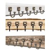Fuxxer® 5 x Solid Iron Hooks, Coat Hooks, Wall Hooks,