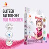 Little Princess - Girls Temporary Glitter Tattoo Set for Kids