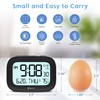 Geevon Small Digital Atomic Alarm Clock for Bedroom, Portable Battery
