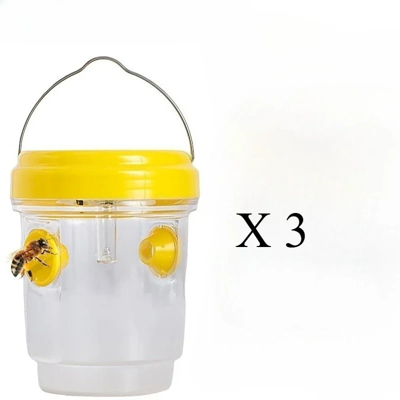 Solar Wasp Trap for Outdoor Pest Control – Reusable Hanging