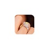 Cute Rabbit Carrot Animal Rings for Women Cubic Zirconia Crystals