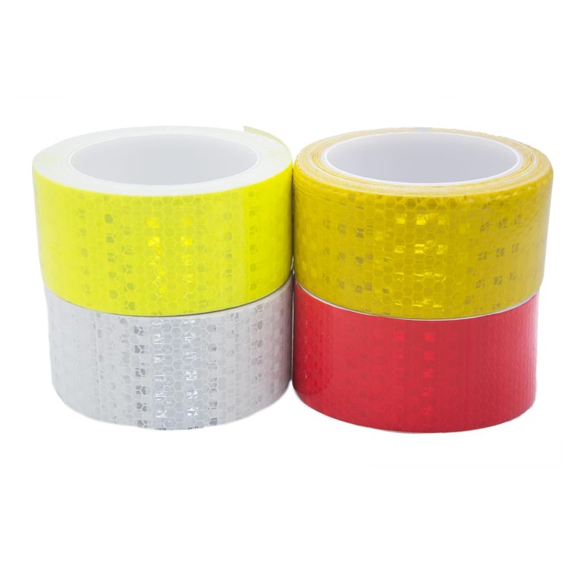 YXSF Yellow Fluorescent Reflective Tape,2 Inch×32 Feet Reflector Strips,High Visibility